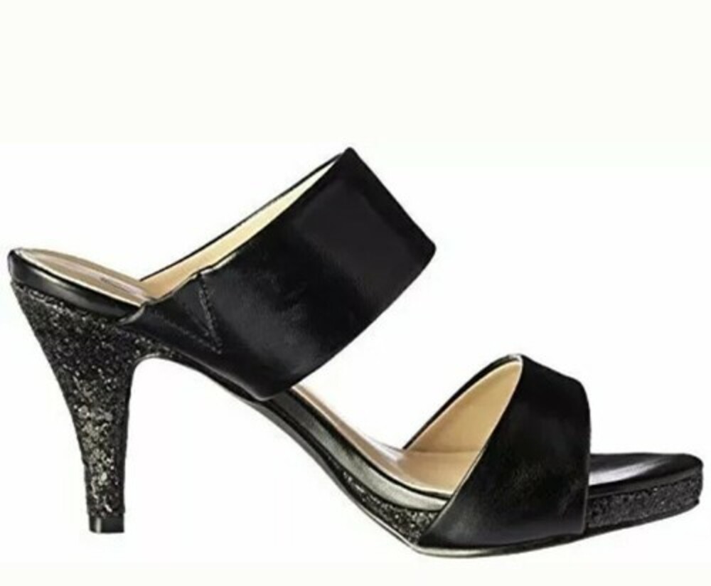 Annie Shoes Women's Boyton Med Dress Sandal, Black, 8 M US, Black, Size 8.0